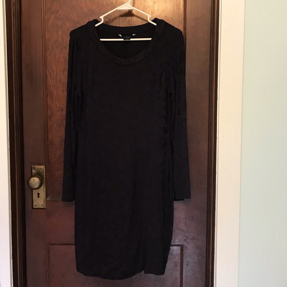 COPY - French Connection Dark Navy Fitted Dress